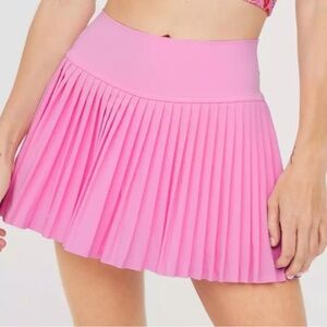 Aerie Offline Pink Pleated Tennis Skirt XXS 🩷